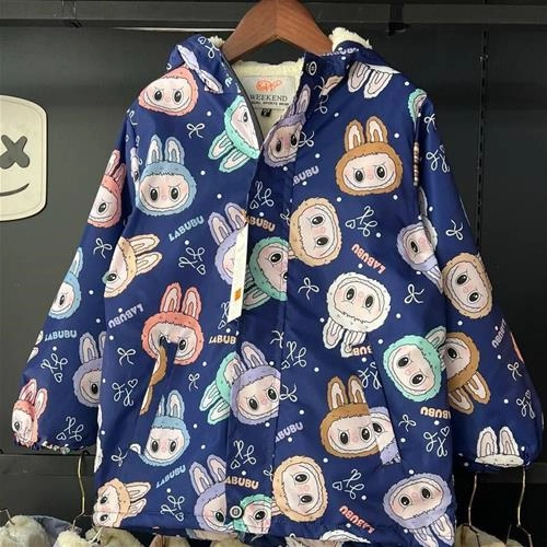 سویشرت بارانی دخترانه طرح لبوبو کد 296