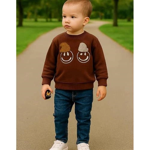 بلوز اسپرت پسرانه طرح استیکر کد 0282